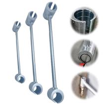 Ferramenta de ajuste de folga de chave de dobradiça 2024 New Steel de cabeça dupla