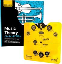 Ferramenta de aprendizagem musical Circle of Fifths Wheel & Book Noisy Clan
