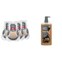 Ferramenta de banho DOVE MEN + CARE Active Clean Scrub com sabonete líquido Ferramenta de banho DOVE MEN + CARE Active Clean Scrub com sabonete líquido
