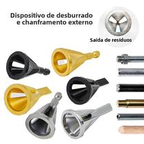 Ferramenta De Chanfrar Externa Com Cabo Hexagonal Triangular Para Retirar Rebarbas E Acabamentos Em