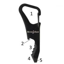 Ferramenta De Chaveiro Nite Ize Doohickey Clipkey Preto