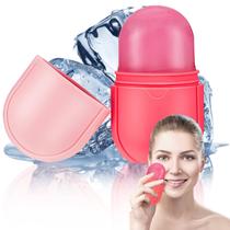 Ferramenta de cobertura facial de silicone Ice Face Roller Zopeal rosa