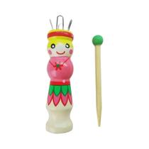 Ferramenta De Costura Doméstica Para Fazer Bonecas De Tricô À Mão DIY, Com Madeira, Fio, Lã, Corda