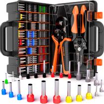 Ferramenta de crimpagem de ponteira SOMELINE Ratchet Liers AWG24-8 com kit