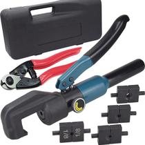 Ferramenta de crimpagem hidráulica Lulultn para cabo de aço inoxidável 1/8