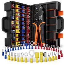Ferramenta de crimpagem SOMELINE 22-10 AWG Kit de alicate de catraca