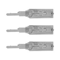 Ferramenta De Decodificação De Chaves Portátil 2 Em 1 Em Aço Inoxidável, Kit De Manutenção E