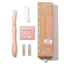 Ferramenta de dermaplanagem Brandluxe Dermaplaner com 3 lâminas RoseGold