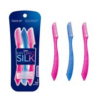 Ferramenta de dermaplanagem Schick Hydro Silk Touch-Up 3ct para mulheres
