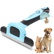 Ferramenta de descamação SINKO para cães e gatos, escova de higiene azul