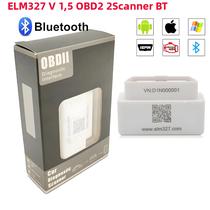 Ferramenta De Diagnóstico Bluetooth OBD2 ELM327 Mini V1.5 Detector De Falhas De Carro Para Android