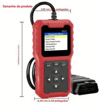 Ferramenta De Diagnóstico Leitor De Códigos De Carro OBD2 Multilíngue V315 Scanner OBD II