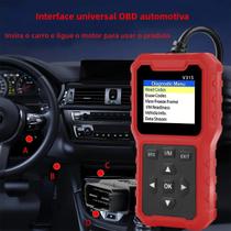 Ferramenta De Diagnóstico OBD2 Para Carro, Leitor De Código, Scanner De Falhas Do Motor, Testador De
