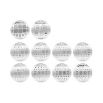 Ferramenta De Estêncil De Aço Para Reballing BGA Resistente a Altas Temperaturas 10 Em 1 Para iPhone