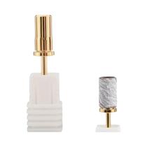 Ferramenta De Exfoliação Para Manicure E Pedicure Com Mandril De Banda De Lixa De Titânio Cor Prata