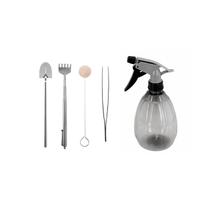 Ferramenta de Jardim e Borrifador Mini Pazinha Ancinho 5un Ferramenta de Jardim e Borrifador Mini Pazinha Ancinho 5un