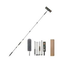 Ferramenta de Limpeza de Janelas Extensível (72-226cm) com Raspador de Silicone