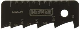 Ferramenta de marcação Midwest Snips MWT-A2 de precisão 1/8"-1" Ferramenta de marcação Midwest Snips MWT-A2 de precisão 1/8"-1"