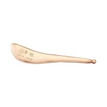 Ferramenta De Massagem Facial Gua Sha De Latão, Placa De Raspagem De Metal, Instrumento De Beleza
