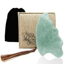 Ferramenta de massagem facial Gua Sha Jade Stone para rosto e corpo Ferramenta de massagem facial Gua Sha Jade Stone para rosto e corpo