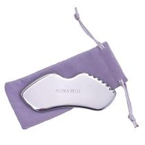 Ferramenta de massagem Gua Sha em aço inoxidável Astra Belle Facial Care Ferramenta de massagem Gua Sha em aço inoxidável Astra Belle Facial Care