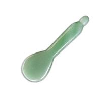 Ferramenta de massagem Gua Sha TOP SEWING Jade 100% verde natural