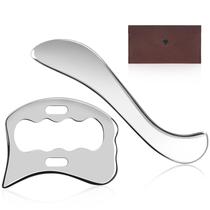 Ferramenta de massagem Rylpoint Gua Sha em aço inoxidável Elegível para FSA e HSA