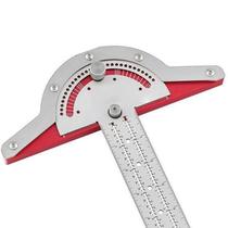 Ferramenta de medição de borda de régua de ângulo ajustável 38,1 cm para carpintaria