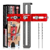 Ferramenta de modelo ajustável de hardware de gabinete Doweling Jig Saker Ferramenta de modelo ajustável de hardware de gabinete Doweling Jig Saker