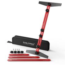 Ferramenta de modelo de piso de escada SUNLFPROD Stair Gauge Jig (vermelho-cinza)