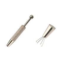 Ferramenta De Piercing Corporal Profissional Em Aço Cirúrgico Tipo Seringa Com Suporte Para Pequenas