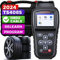 Ferramenta de reaprendizagem TPMS Autel MaxitPMS TS408S 2024 com OBD II