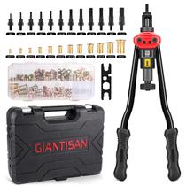Ferramenta de Rebite GT607 GIANTISAN - com 12 Mandris Métricos e SAE