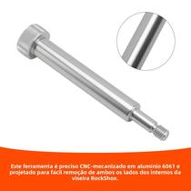 Ferramenta De Remoção Da Haste Inferior Da Suspensão RockShox Com Punção Rosqueado Para Reparo De