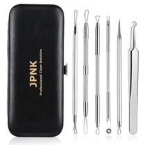 Ferramenta de remoção de cravos JPNK Comedones Extractor Acne Kit 6 unidades