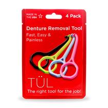 Ferramenta de remoção de dentaduras TÜL Variety 4 Pack fabricada nos EUA Ferramenta de remoção de dentaduras TÜL Variety 4 Pack fabricada nos EUA