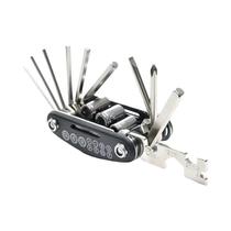 Ferramenta De Reparação De Bicicleta Portátil E Dobrável 16 Em 1 Conjunto De Chaves Para Reparação Ferramenta De Reparação De Bicicleta Portátil E Dobrável 16 Em 1 Conjunto De Chaves Para Reparação