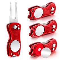 Ferramenta de Reparo de Divot Golf Skylety - Com Marcador Magnético de Bola Ferramenta de Reparo de Divot Golf Skylety - Com Marcador Magnético de Bola