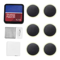 Ferramenta de reparo de pneus sem cola Bike Patch SPYMINNPOO com 6 adesivos