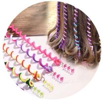 Ferramenta de Trança de Cabelo Infantil Verde Crianças