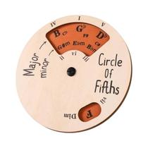 Ferramenta De Transposição Musical Roda De Quintos De Madeira Acessórios De Acordes E Melodias Para