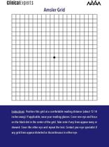 Ferramenta diária de exame de visão Amsler Eye Grid 2 Pack Navan