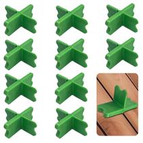 Ferramenta espaçadora de convés, 10 peças, plástico ABS de 4 espessuras, verde