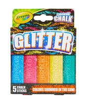 Ferramenta externa de cores vibrantes lavável Chalk Crayola Glitter de 5 quilates