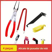 Ferramenta Extratora De Fusíveis E Relés Automotivos 4 Peças, Removedor De Terminais De Bateria Para