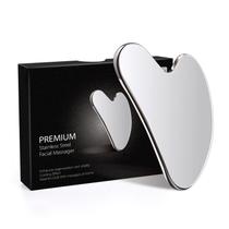 Ferramenta facial Gua Sha Daubigny em aço inoxidável para rosto e corpo