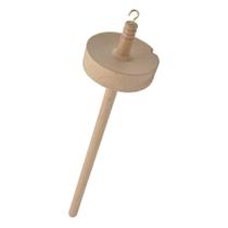 Ferramenta giratória de madeira Drop Spindle Top Whorl para iniciantes