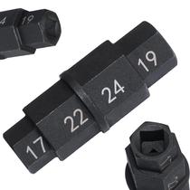 Ferramenta Hexagonal para Eixo de Motocicleta DPTOOL, encaixe 3/8", 17-24 mm Ferramenta Hexagonal para Eixo de Motocicleta DPTOOL, encaixe 3/8", 17-24 mm