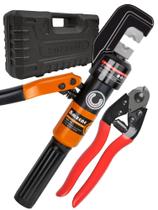 Ferramenta hidráulica de crimpagem manual AMZCNC para cabo de aço inoxidável