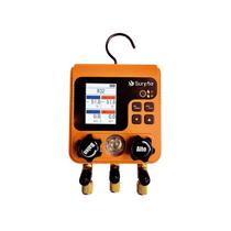 Ferramenta manifold digital smart s/ mangueiras suryha laranja / preto